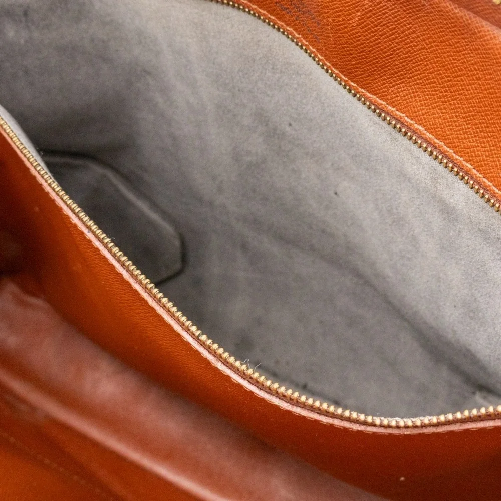 Louis Vuitton Monogram Briefcase Vintage Business Bag France Leather Laptop Case - Picture 12 of 13